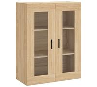 vidaXL Mobile a Parete Rovere Sonoma 69,5x34x90 cm, armadietto a Muro, portaoggetti pensile, pensile, pensile a Muro, Mobile pensile