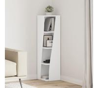 vidaXL Mobile angolare 27,5x27x102cm Legno ingegnerizzato