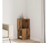 vidaXL Mobile angolare 30,5x30x65cm Legno ingegnerizzato Legno vecchio