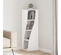 vidaXL Mobile angolare 32x32x102cm Legno multistrato, Salotto Moderno, Mobile Angolare Retangolare, Design Minimalista, Arredamento Salvaspazio, Resistente e Funzionale