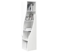vidaXL Mobile angolare 32x32x140cm Legno multistrato, Soluzione salvaspazio, armadietto rettangolare resistente, perfetto per soggiorno moderno e decorazione interna