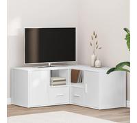 vidaXL Mobile Angolare Bianco 160x40x45 cm in Truciolato