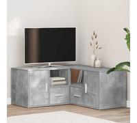 vidaXL Mobile Angolare Grigio Cemento 160x40x45 cm in Truciolato