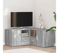 vidaXL Mobile Angolare Grigio Sonoma 160x40x45 cm in Truciolato