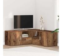 vidaXL Mobile Angolare Legno Antico 200x40x45 cm in Truciolato