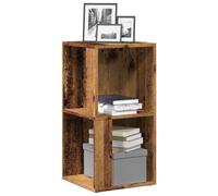vidaXL Mobile Angolare Legno Antico 33x33x67 cm in Truciolato