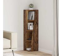 vidaXL Mobile angolare Legno vecchio 27,5x27x102cm Legno multistrato