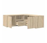 vidaXL Mobile Angolare Rovere Sonoma 200x40x45 cm in Truciolato