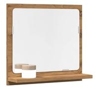 vidaXL Mobile Bagno Specchio Rovere Artigianale 40x11x37 cm Truciolato