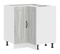 vidaXL Mobile Base ad Angolo Cucina Kalmar Grigio Sonoma in Truciolato