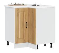 vidaXL Mobile Base ad Angolo Cucina Kalmar Rovere Artigianale