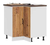 vidaXL Mobile Base ad Angolo Cucina Lucca Legno Antico in Truciolato