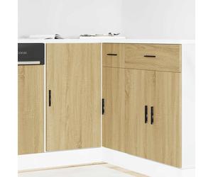 vidaXL Mobile Base Lavello “Lyon” Rovere Sonoma in Legno Multistrato