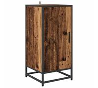 vidaXL mobile basso moderno per interni, armadietto rettangolare per il soggiorno, unità di stoccaggio in legno, compatto, elegante e contemporaneo