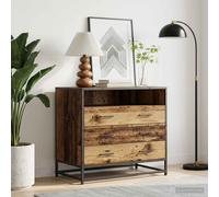 vidaXL Mobile con Cassetti 3-Cassetto Legno antico 70 x 41 x 70 cm