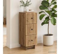 vidaXL Mobile con Cassetti 33 x 34,5 x 90 cm Legno ingegnerizzato