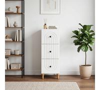 vidaXL Mobile con Cassetti 33 x 34,5 x 90 cm Legno ingegnerizzato