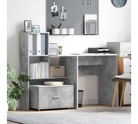 vidaXL Mobile con Cassetti 55 x 45 x 31 cm Grigio cemento