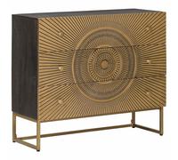 vidaXL Mobile con Cassetti con cassetto Ottone 75 x 30 x 65 cm