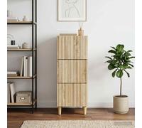 vidaXL Mobile con Cassetti Rovere Sonoma 33 x 34,5 x 90 cm