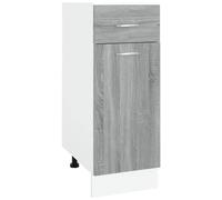 VIDAXL - Mobile con Cassetto Lyon Grigio Sonoma 30x46x81,5