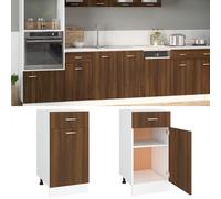 vidaXL Mobile con Cassetto “Lyon” Rovere Marrone 40x46x81,5
