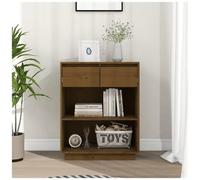 VIDAXL - Mobile Consolle Miele 60x34x75 Cm In Legno Massello Di Pino