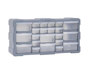 vidaXL Mobile Contenitore con 22 Cassetti 49x16x25,5 cm