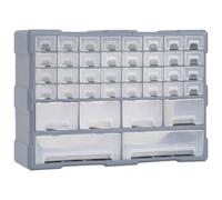 vidaXL Mobile Contenitore con 40 Cassetti Organizer Portaminuterie Cassettiera Scaffale Organizer Scatole Multiuso Box Officina Scomparti