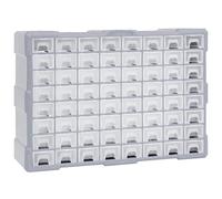 vidaXL Cassettiera organizer portaminuterie con 64 cassetti