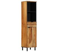 vidaXL Mobile da bagno 38x33x160 cm in legno massello di acacia