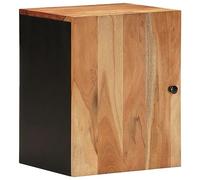 vidaXL Mobile da Bagno a Parete 38x33x48cm in Legno Massello di Acacia