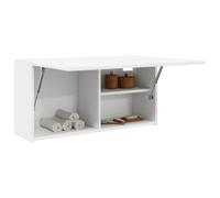 vidaXL Mobile da Bagno a Parete Bianco 80x25x40 cm in Truciolato, Armadio a Muro da Bagno, Armadio da Bagno a Muro, Armadio da Bagno a Parete