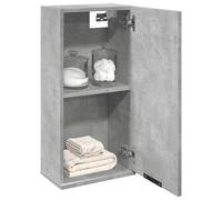 vidaXL Mobile da Bagno a Parete Grigio Cemento 32x20x67 cm, Mobile da Bagno a Parete, mobiletto Bagno, Armadio Bagno, armadietto da Bagno