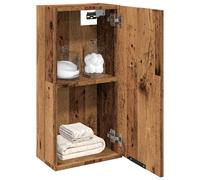 vidaXL Mobile da Bagno a Parete Legno Antico 32x20x67 cm, Mobile da Bagno a Parete, mobiletto Bagno, Armadio Bagno, armadietto da Bagno, Mobile Bagno