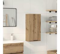 vidaXL Armadietto da bagno a parete, salvaspazio, per bagno, mobili da bagno, rovere artisan