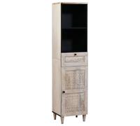 vidaXL Mobile da Bagno Bianco 38 x 33 x 160 cm Legno multistrato