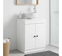 vidaXL Mobile da Bagno Bianco 54 x 41 x 70 cm Legno ingegnerizzato