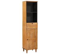 vidaXL Mobile da Bagno con cassetto Marrone Chiaro 38 x 33 x 160 cm