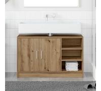vidaXL Mobile per Lavabo Rovere Artigianale 90x29x55 cm Legno Ingegnerizzato