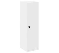 vidaXL Mobile da bagno Mobiletto portaoggetti con portarotolo Bianco 20,5x22x72 cm