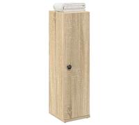 vidaXL Mobile da Bagno con Portarotolo Rovere Sonoma 20,5x22x72 cm, mobiletto portaoggetti per Il Bagno, mobiletto da Pavimento per Il Bagno, unità portaoggetti per Il Bagno