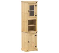 vidaXL Mobile da Bagno Corona 50x40x185 cm in Legno Massello di Pino