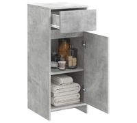 vidaXL Mobile da Bagno Grigio Cemento 35 x 36,5 x 85 cm,