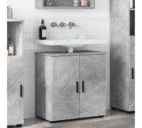 vidaXL Mobile da Bagno Grigio cemento 61 x 35 x 64 cm