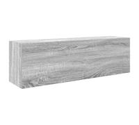 vidaXL Mobile da Bagno Grigio Sonoma 100x25x30 cm in Truciolato, Armadio a Muro da Bagno, Armadio da Bagno a Muro, Armadio da Bagno a Parete
