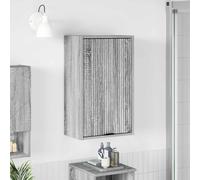 vidaXL Mobile da Bagno Grigio Sonoma 39 x 23,5 x 65 cm