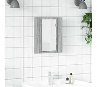 vidaXL Mobile da bagno Grigio Sonoma 40x12x45 cm in legno multistrato