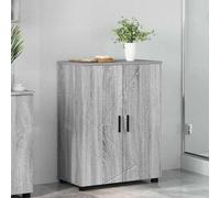 vidaXL Mobile da Bagno Grigio Sonoma 60 x 35 x 80 cm