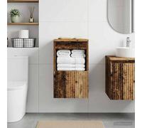 vidaXL Mobile da Bagno Legno antico 30 x 35 x 50 cm,